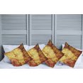 thumbnail image 6 of Ambesonne Rose Throw Pillow Cover 4 Pack, Old Rose Music Note Shabby, 20", Cream Red, 6 of 6
