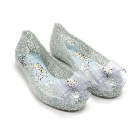 

Mini Melissa Girls Sweet Love And Disney Princess Elsa Glitter Blue \ Blue 2 M US