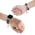thumbnail image 2 of Pearl and Diamond Bracelet Band for Apple Watch 49mm / 46mm / 45mm / 44mm - Black, 2 of 3