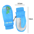 thumbnail image 2 of Manoplas de invierno para niños pequeños Guantes de esquí impermeables para niños Manoplas de nieve de lana cálida Adepaton  CPB-US-XD423-2, 2 of 5