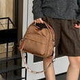 thumbnail image 4 of HUISZJ Nylon Crossbody Bag, Women Shoulder Bag with Zipper, Large Capacity Commute Bag for Work Travel Outdoor (Brown), 4 of 8