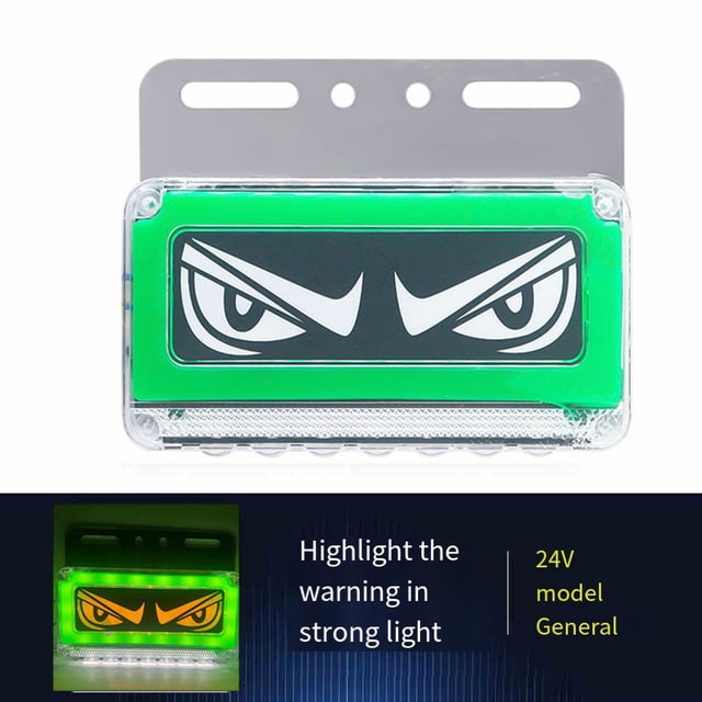 BTOER Super Lumineux 24V Étanche LED Feu de Signalisation Latéral pour Camion