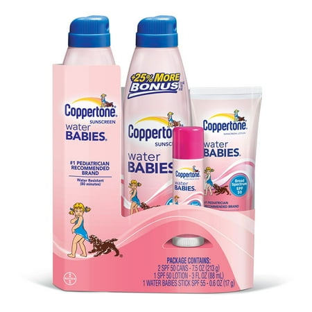Coppertone Water Babies Sunscreen Variety Pack - Walmart.com