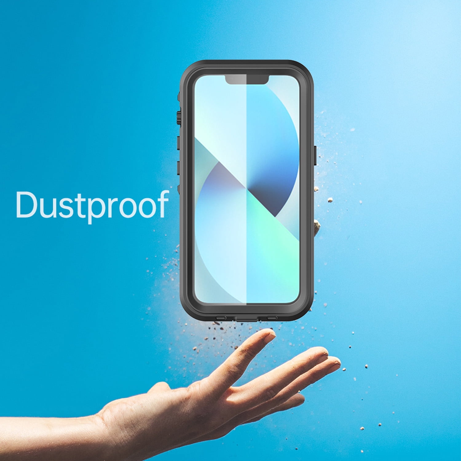 Allytech iPhone 14 Case Waterproof,  Magsafe Wireless Charging Full Body Protection Dust Proof Waterproof Build-in Screen Protector Daily Use Phone Case Cover for Apple iPhone 14 6.1" 5G, Blue
