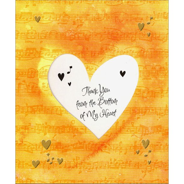 Freedom Greetings Bottom Of My Heart Thank You Card Walmart Com Walmart Com Freedom Greetings Bottom Of My Heart Thank You Card Walmart Com Walmart Com