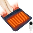 thumbnail image 1 of Heated Electric Pad for Foot,Double-Sided Heating,6 Fast Heating Settings 3 Timers,10 ft Cord Electric Fast Heat Pad with Heat Settings Under Desk,Bed,Office,Home, Valentine's Day Gift, 1 of 6
