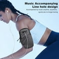 thumbnail image 3 of YOPTOP Arm Bag Sports Arm Bag Wear-resistant High Capacity Non-slip Comfortable Smooth Zipper Holder Splash-proof Armband Cell Phone Holder Gym Accessory,Pink,One Size, 3 of 6