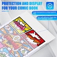 thumbnail image 3 of Fundas para cómics YixangDD, paquete de 200, libres de ácido, 17,5 x 27 cm, 3 of 7