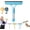 Blue, variant on Promptanda 3 in 1 Window Cleaning Scraper, Independentl 2025 New Squeegee for Shower Glass, 3 in 1 Spray Function for Glass Doors for Mirrors Scraper, Brush. All-Purpose Window Cleaner Tool