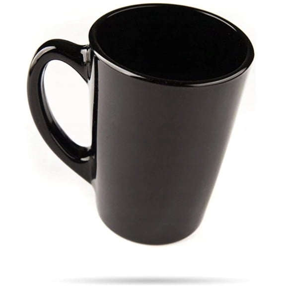 Juego De 6 Tazas De Opal Para Cafe Morning Moderna Negra