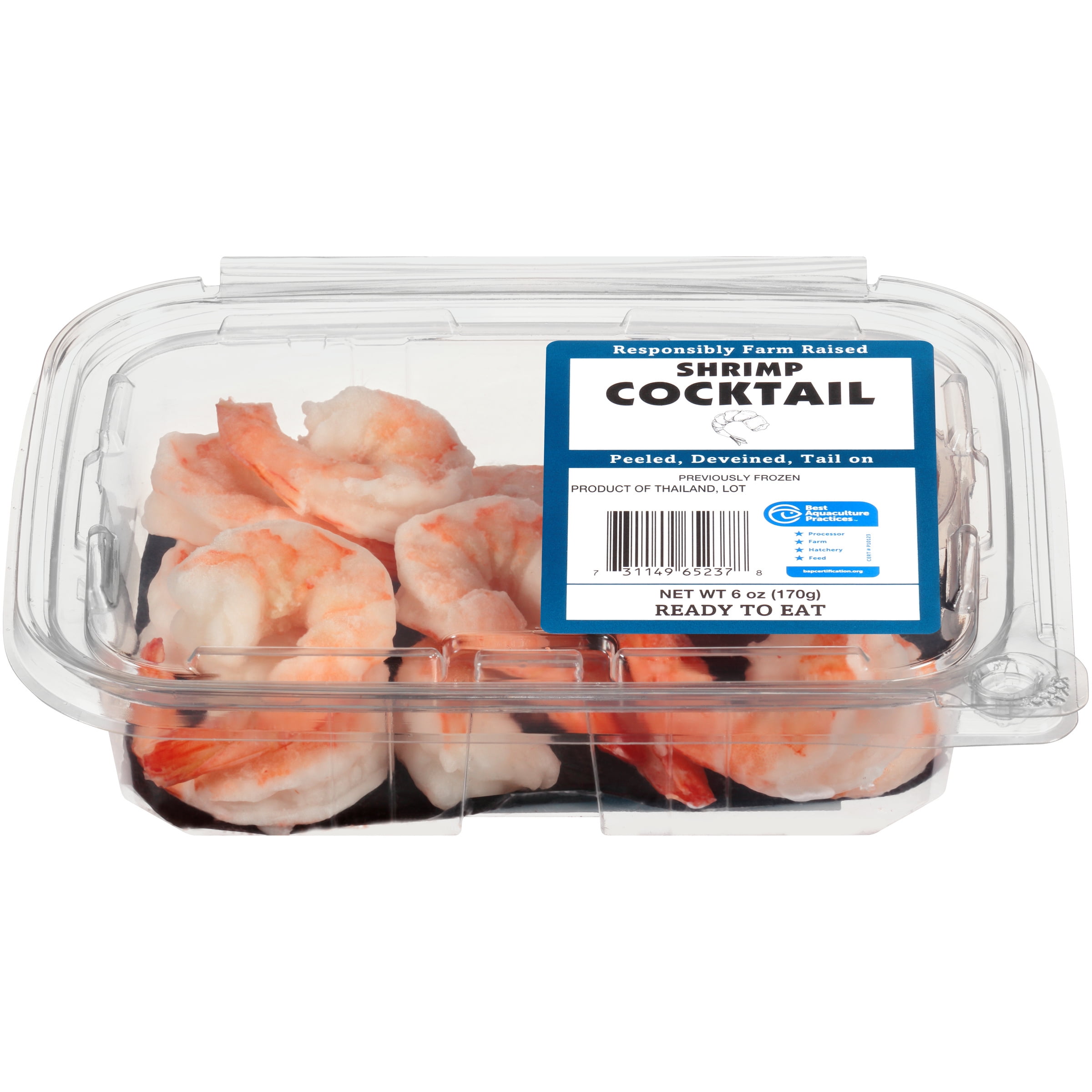 Aqua Star Cooked Shrimp With Cocktail Sauce, 6 oz