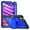 Blue, variant on ShieldFlex Case for iPad Mini 7 (A17 Pro) 2024/ Mini 6 2021 8.3 Inch with Kickstand Pencil Holder, Heavy Duty Shockproof Rugged Protective Cover for Apple iPad mini 7th/6th Generation,Black