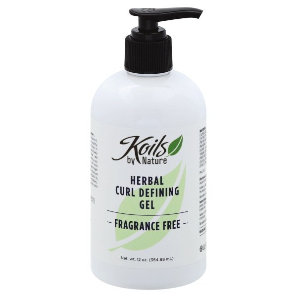 Koils By Nature Herbal Curl Defining Fragrance Free Gel, 12 Oz