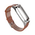 thumbnail image 1 of Reemplazo para Xiaomi Mi Band 2 Pulsera Reloj Pulsera Banda de cuero Caja de metal Correa de la cubierta AweSitey PJ7742-04, 1 of 2