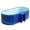 Blue, variant on Hyindoor 57" Portable Foldable Bathtub for Adults, Coverless Hot Soaking & Ice Bath Tub Suitable for Indoor Shower Stalls and Outdoor Activities (Yellow)