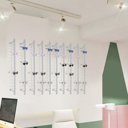 

10Pcs/Set Sunglasses Display Rack Glasses Display 16-Frame Aluminium Wall Stand
