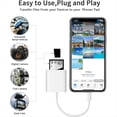 thumbnail image 3 of SD Card Reader for Phone/Laptop/, Three Card Slots Reader Supports SD TF Card, Digital Camera Viewer Plug and Play, 3 of 7