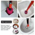 thumbnail image 1 of High-Pressure Toilet Unclogger One Shot Toilet Pipe Plunger Manual Drain Clog Remover, Plumbing Tool for Bathroom Kitchen, 1 of 5