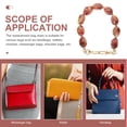 thumbnail image 3 of HONMEET De Roja Para Bolso Con En Los Extremos Ideal Para Bolsas De Mano Y Sobres, 3 of 7