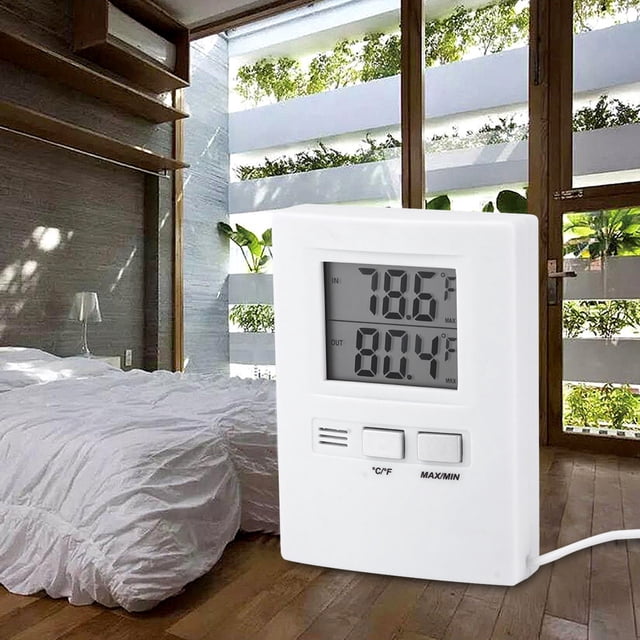 HighLCD , Large Display, Dual Channels, Indoor and Outdoor Temperature, Low Energy Consumption