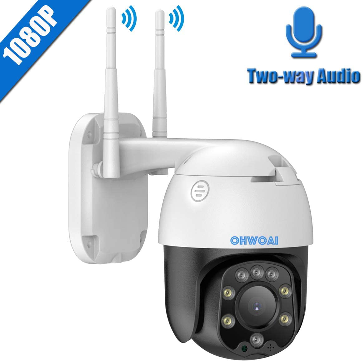 98“ 1080P FHD WIFI IP Außenkamera Wireless CCTV Home Security Nachtsicht 