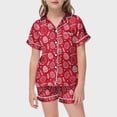 thumbnail image 2 of FhsagQ Outfits for Girls Children's Easter Diy Hand Painted Home Outfit Set with Colorful Pajamas Girls Can Play and Wear It Daily Girls Spring Outfits Size 7/8 Athletic Watermelon Red 8-9 Years, 2 of 5