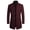 Red, variant on Men's Wool Blend Pea Coats Winter Long Sleeve Slim Fit Topcoat Thermal Quilted Coat Jacket Fall Thick Work Casual Classic Navy Small