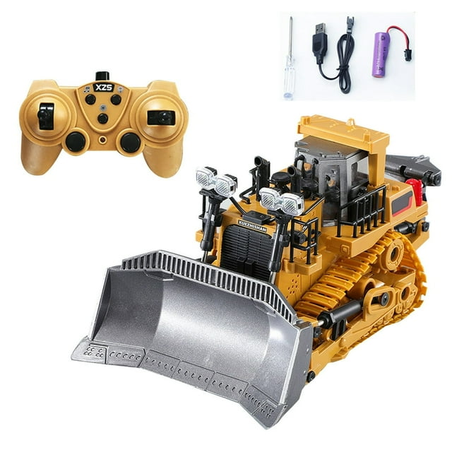 Excavatrice Électrique Bidirectionnelle Télécommandée Jouet Voiture Excavatrice Simulée Jouet pour Enfants Modèle Électrique Garçon Sans Pile