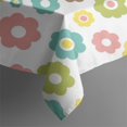 thumbnail image 4 of Pioneer Flower Floral Print Pattern Rectangle Tablecloth 60"x120", Waterproof Polyester Table Cloth, Wipeable Spillproof for Dining Camping Indoor Outdoor, 4 of 6