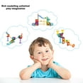 thumbnail image 6 of PicassoTiles Marble Run Magnetic Tiles Race Track Set for Kids, 60PCS STEM Construction Building Blocks Toy, 6 of 8