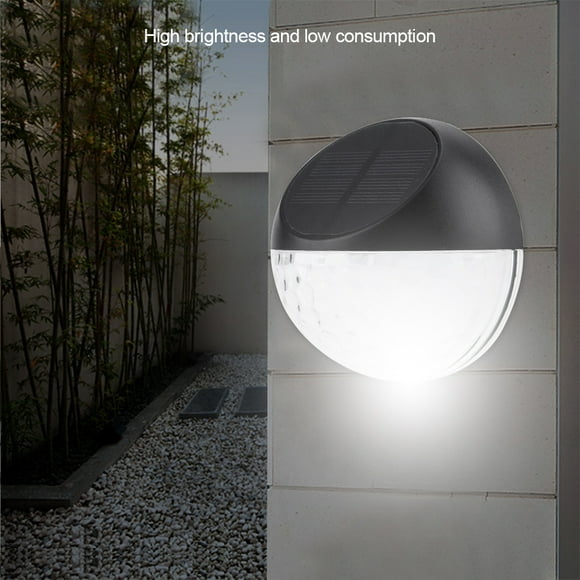 4PCS Solar Powered Lights Wall-mounted Wall Lamps Outdoor Garden
