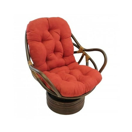 international caravan rattan swivel papasan chair walmart com