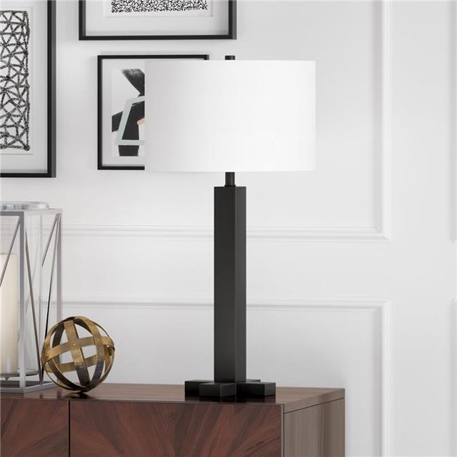 Henn & Hart TL0483 Lampe de Table Bronze Noirci