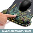 thumbnail image 4 of ERDS-Mouse Pad Wrist Support Keyboard Wrist Rest Pad Ergonomic Mousepad Non-Slip Memory Foam Keyboard Pad Easy Typing Pain Relief Perfect for PC Laptop Gaming Office, Weeds, 4 of 4