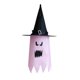 thumbnail image 1 of 3uds. Sombreros de bruja LED para Halloween, calcetín de viento fantasma, adorno colgante para Cosplay (rosa), 1 of 8