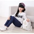 thumbnail image 5 of BULLPIANO Kids Girls Casual Denim Long Pants Children's Stretchy Jeans Pencil Pants 3-12Y, 5 of 6