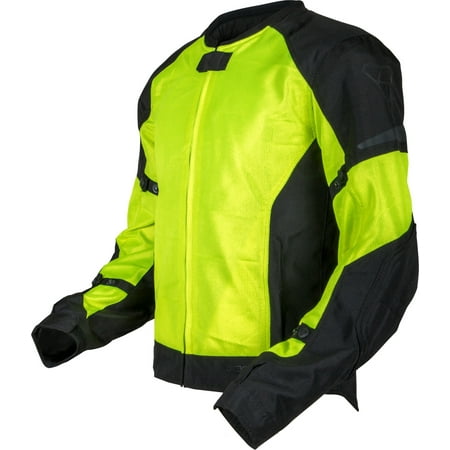 SLATE AIR JACKET V2 MESH MOTORCYCLE JACKET - HI-VIS, S