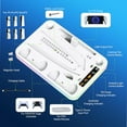 thumbnail image 7 of All in One Cooling Stand & Charger Station for PS5/Slim/Pro Console and Controller Charing Dock, Charging Stand for PlayStation Portal, Headset and Remote Holder with RGB Light Stand (White), 7 of 7