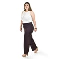 thumbnail image 2 of Pantalón de vestir Roman Fashion /Tallas Extras, 023 (Café oscuro) cafe 40, 2 of 7