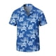 thumbnail image 4 of Ceisia Men's Tropical Floral Print Short Sleeve Button Down Hawaiian Shirt for Beach Vacation Sky Blue XXXXXL Gifts, 4 of 7