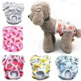 thumbnail image 2 of Pañales lavables para perros, pantalones fisiológicos, ropa interior con estampado de dibujos animados bonitos, bragas sanitarias para perros, pañales para perros, 2 of 5