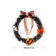 thumbnail image 3 of Toystoory Guirnalda de Halloween Calavera Fantasmas Puerta colgante Guirnaldas de forma redonda Estilo simple Saludo negro Colgante Aro de ratán Bar Hotel Kits de decoración para fiestas Toystoory HA068713-00, 3 of 6