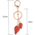 thumbnail image 4 of Llavero de aleación con diamantes de imitación y cristales, adorno para bolso, llavero creativo con hebilla, regalo para mujeres y hombres, 4 of 8