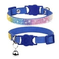 thumbnail image 6 of Adjustable Sizes Personalized Color Rhinestone Cat Collars With Tie Girls Cat Collar With Metal Buckle Adjustable Puppy Collars For Cat As Pet Gift, 6 of 6