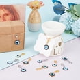 thumbnail image 6 of 10 Sets 2 Style Resin Pendant Decorations Lobster Clasp Charms Clip-on Charms for Keychain Purse Backpack Ornament Stitch Marker for DIY, 6 of 7