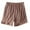 Coffee, variant on cfhntfmh Sleep Shorts for Women Loose Wide Leg Elastic High Waist Casual Shorts Comfy Solid Color Sleepwear Pajama Bottoms