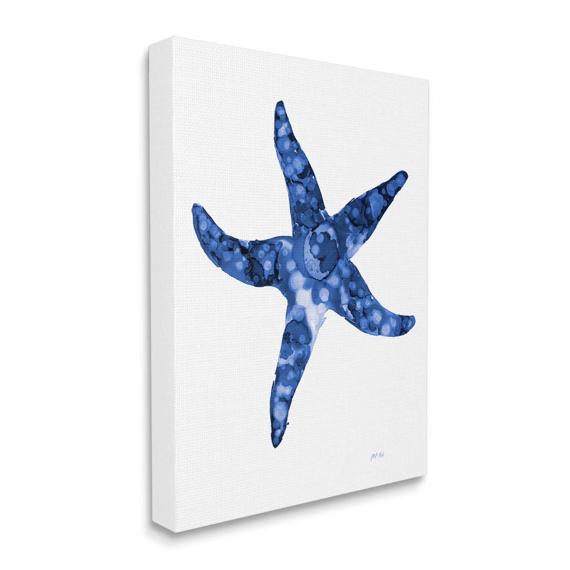 Stupell Industries Casual Starfish Beach Ocean Sea Life Painting Painting Gallery Wrapped Canvas Print Wall Art, Design by Patti Mann