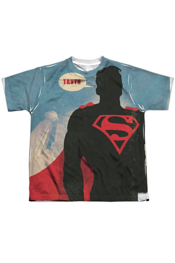 Superman - Truth - Youth Short Sleeve Shirt - Large