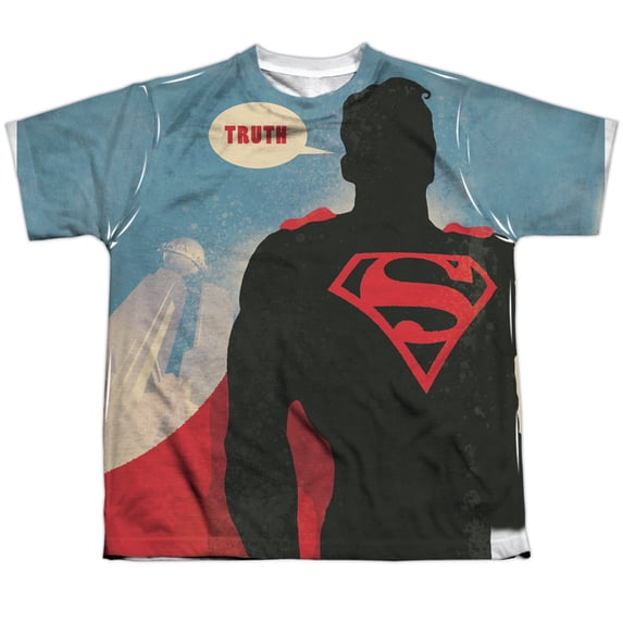 Superman - Truth - Youth Short Sleeve Shirt - Large
