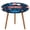 style, variant on 4th of July Round Fitted Tablecloth with Flannel Backing Elastic Table Cloth Waterproof Oil-Proof Plastic Table Cover Table Up 40"-54" Diameter)